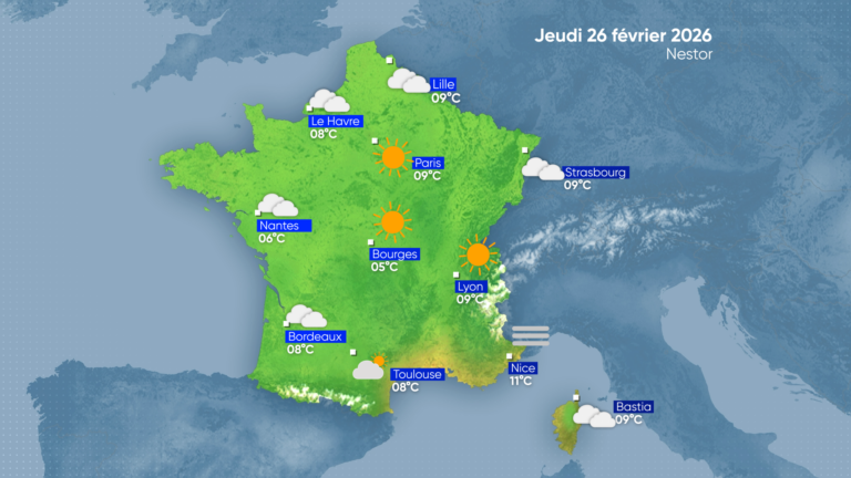 La Météo | Jeudi 26 février 2026