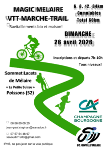 RANDONNÉE MAGIC MELAIRE VTT MARCHE TRAIL