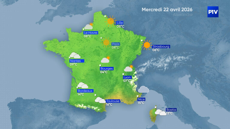 La Météo | Mercredi 22 avril 2026