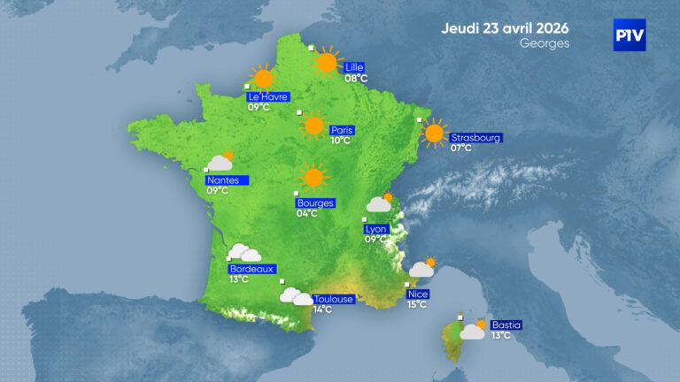 La Météo | Jeudi 23 avril 2026