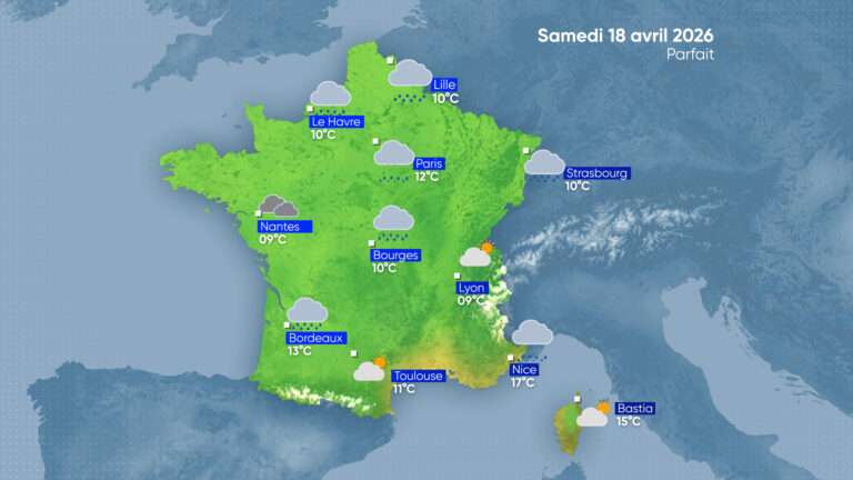 La Météo | Samedi 18 avril 2026