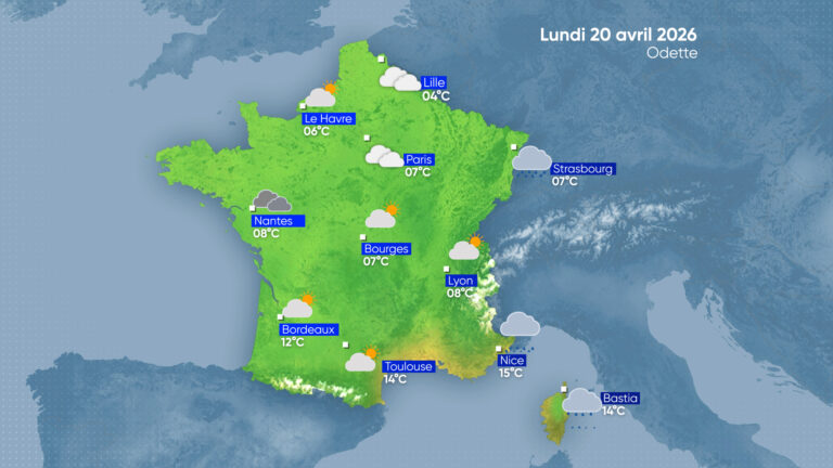 La Météo | Lundi 20 avril 2026