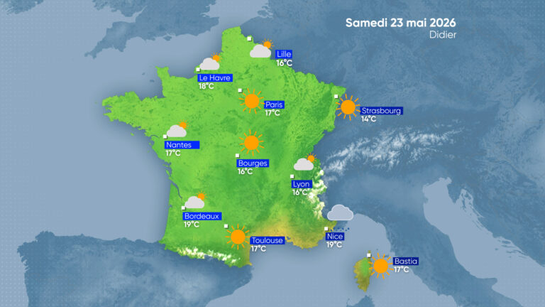La Météo | Samedi 23 mai 2026