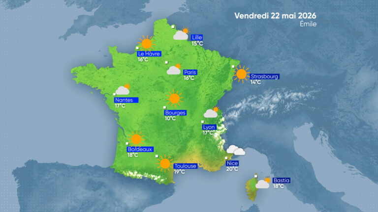 La Météo | Vendredi 22 mai 2026