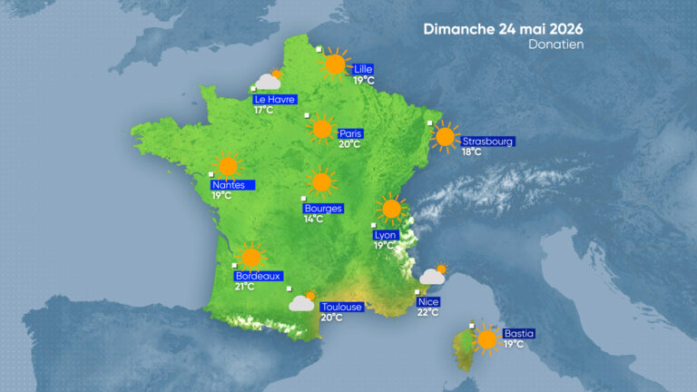 La Météo | Dimanche 24 mai 2026