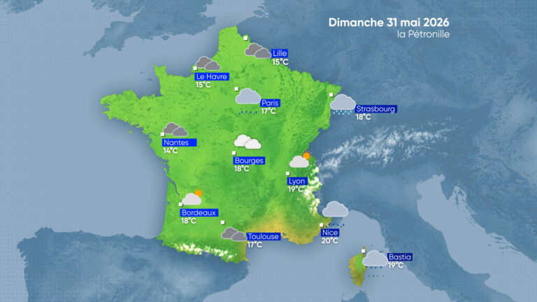 La Météo | Dimanche 31 mai 2026