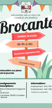 Affiche brocante